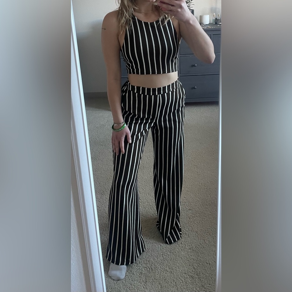 Lulus Two-Piece Sexy Cross-Back Jump Suit, Women’s Size XS